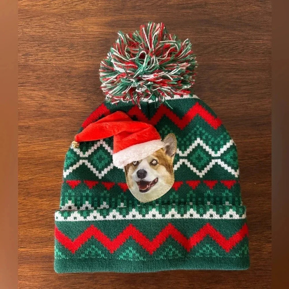 Target Other - Christmas Corgi Beanie